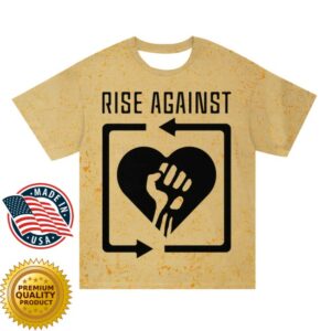 Rise Against Store Merch Heart Fist Logo T-Shirt
