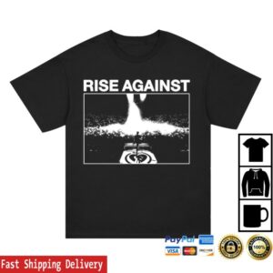 Rise Against Store Merch Live Limelight Black T-Shirt