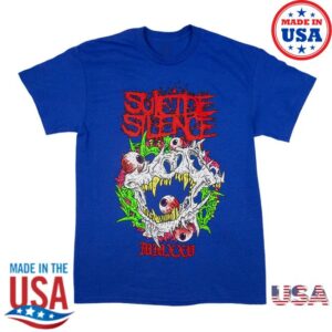 Suicide Silence Store Merch Suicide Silence Teeth Wreath Shirt
