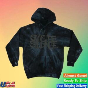 Suicide Silence Store Merch Suicide Silence Puff Logo Tie Dye Hood Sweatshirt