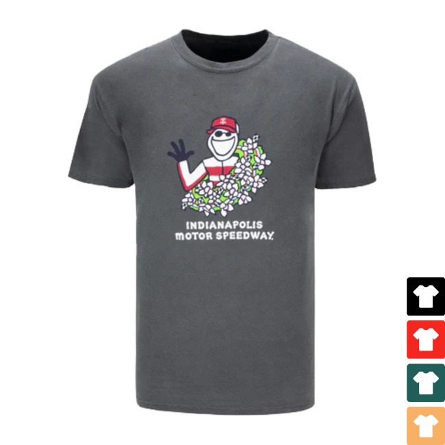 Indianapolis Motor Speedway Store Merch Indianapolis Motor Speedway Life Is Good Wreath T-Shirt Indianapolis Motor Speedway Store Merch Indianapolis Motor Speedway Life Is Good Wreath T-Shirt