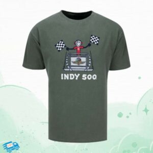 Indianapolis Motor Speedway Store Merch Indy 500 Life Is Good Victory Lap T-Shirt
