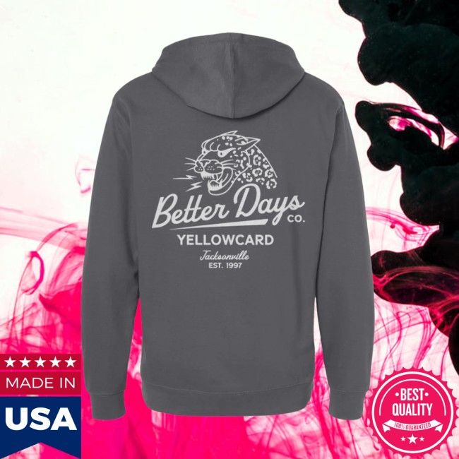 Yellowcard Store Merch Better Days Hoodie Yellowcard Store Merch Better Days Hoodie