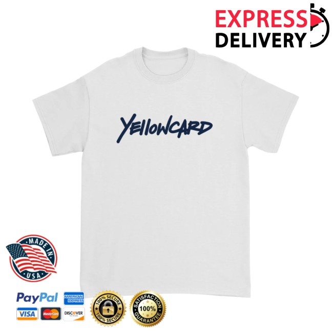 Yellowcard Store Merch White Buddies Tee Yellowcard Store Merch White Buddies Tee