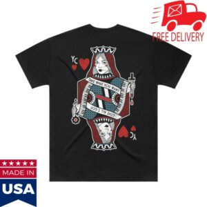 Yellowcard Store Merch Queen Of Hearts T-Shirt