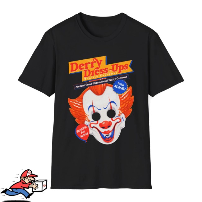 Screencrush Store Merch Derry Dress Up T-Shirt Screencrush Store Merch Derry Dress Up T-Shirt