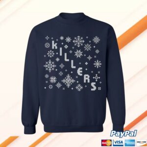 The Killers Music Store Merch Holiday Snow Crewneck