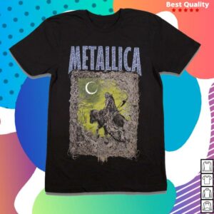 Metallica Shop Merch The Outlaw Torn Poster Art T-Shirt