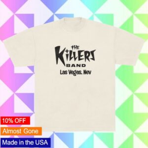The Killers Music Store Merch Summer In Vegas Tee