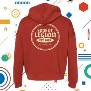 Sons Of Legion Store Merch Red Seal Hoodie