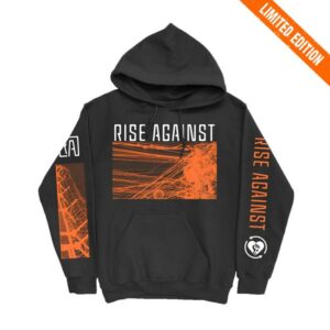 Rise Against Store Merch Wire Pullover Hoodie