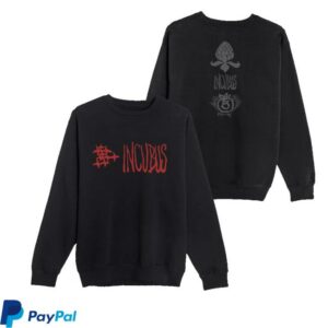 Incubushq Store Merch Incubus Crows Black Crewneck