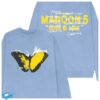 kenny maroon 5 store merch love is like 2025 tour crewneck wpsdd