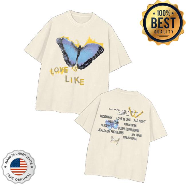 Maroon5 Store Merch Love Is Like 2025 Tour Tee Maroon5 Store Merch Love Is Like 2025 Tour Tee