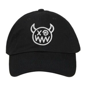 Joey Valence & Brae Merch Store Black Demon Embroidered Hyperyouth Tour Dad Hat
