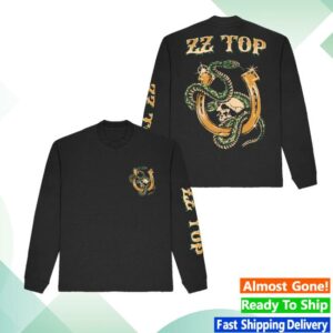 Zz Top Merch Store Rattlesnake Longsleeve T-Shirt