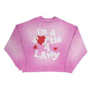 Lany Merch Store I’m A Softie 4 Lany Crewneck Pink