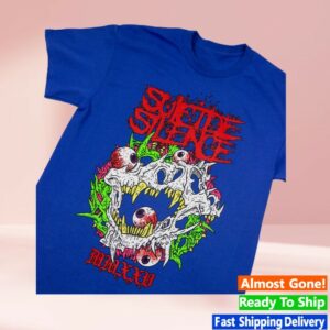 Suicide Silence Store Merch Suicide Silence Teeth Wreath Shirt