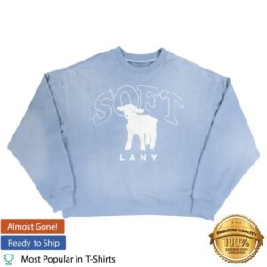 Lany Merch Store Soft Crewneck Blue