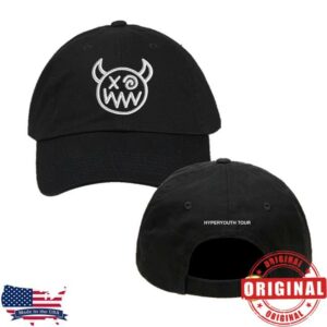 Jvb Store Merch Black Demon Embroidered Hyperyouth Tour Dad Hat