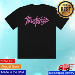 Trueblood Band Shop Merch Trueblood Tee Black Pink