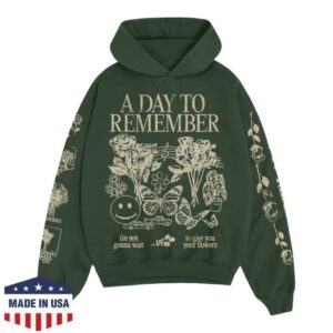 Adtr A Day To Remember Store Merch Flowers Hoodie