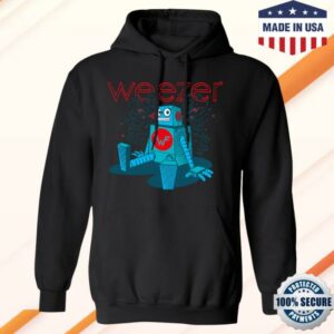 Weezer Merch Store Robot Hoodie
