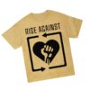 Rise Against Merch Store Heart Fist Logo T-Shirt Crush Canary Dye 1 kenny Rise Against Merch Store Heart Fist Logo T Shirt Crush Canary Dyea