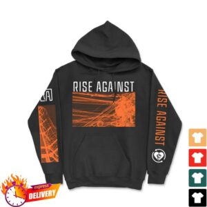 Rise Against Merch Store Wire Pullover Hoodie Black