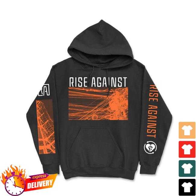 Rise Against Merch Store Wire Pullover Hoodie Black Rise Against Merch Store Wire Pullover Hoodie Black