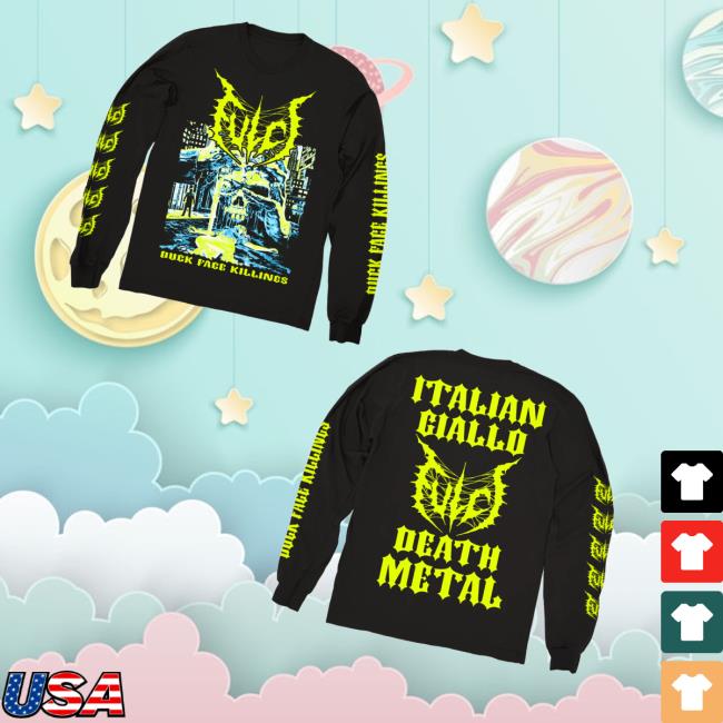 Evilgreed Merch Store Fulci Duck Face Killings Longsleeve Evilgreed Merch Store Fulci Duck Face Killings Longsleeve