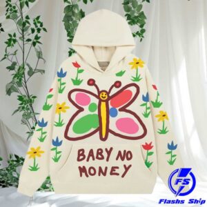 Bbno Merch Store All-Over Printed Butterfly Hoodie