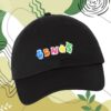 kenny Bbno Merch Store Black Embroidered Scribble Dad Hata