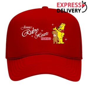 Jennie Store Merch Jennie X Haribo Red Trucker Hat
