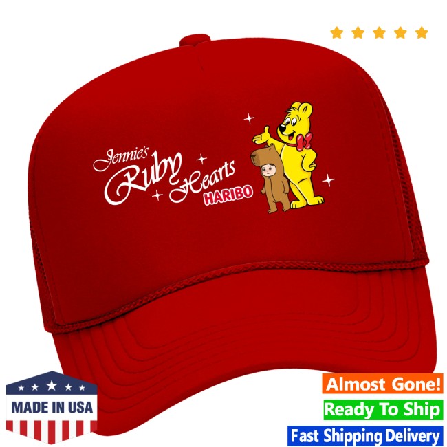Jennie Store Merch Jennie X Haribo Red Trucker Hat Jennie Store Merch Jennie X Haribo Red Trucker Hat