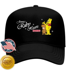 Jennie Store Merch Jennie X Haribo Black Trucker Hat