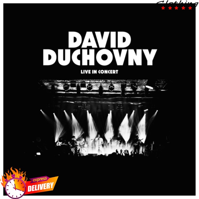 David Duchovny Store Merch Live In Concert Tee David Duchovny Store Merch Live In Concert Tee