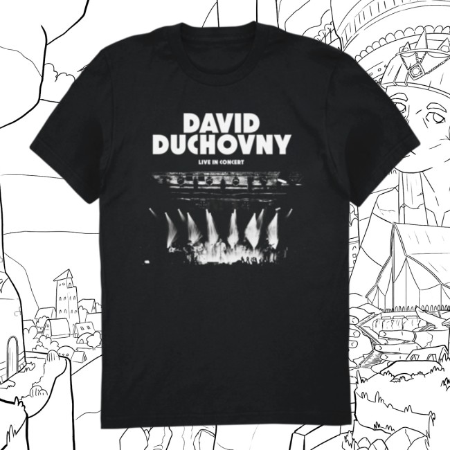 David Duchovny Store Merch Live In Concert Tee David Duchovny Store Merch Live In Concert Tee