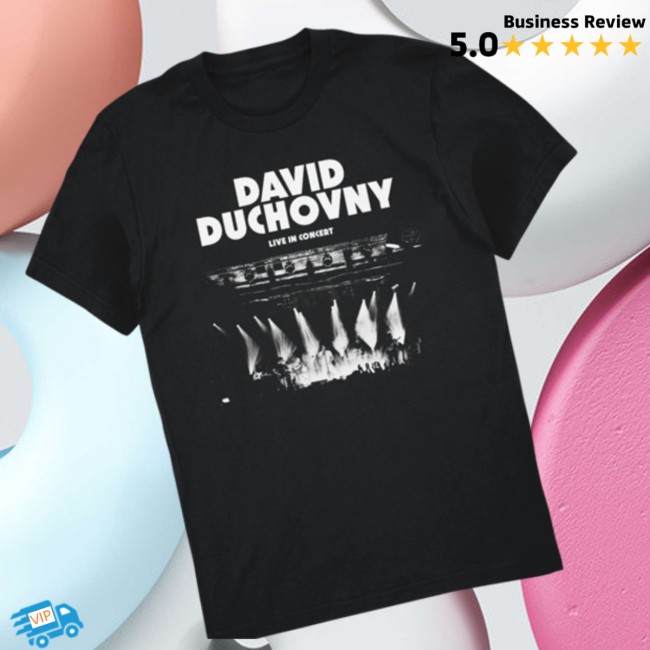 David Duchovny Store Merch Live In Concert Tee David Duchovny Store Merch Live In Concert Tee