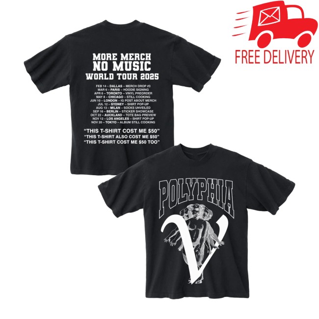 Polyphia Store Merch 2025 Tour Tee Polyphia Store Merch 2025 Tour Tee