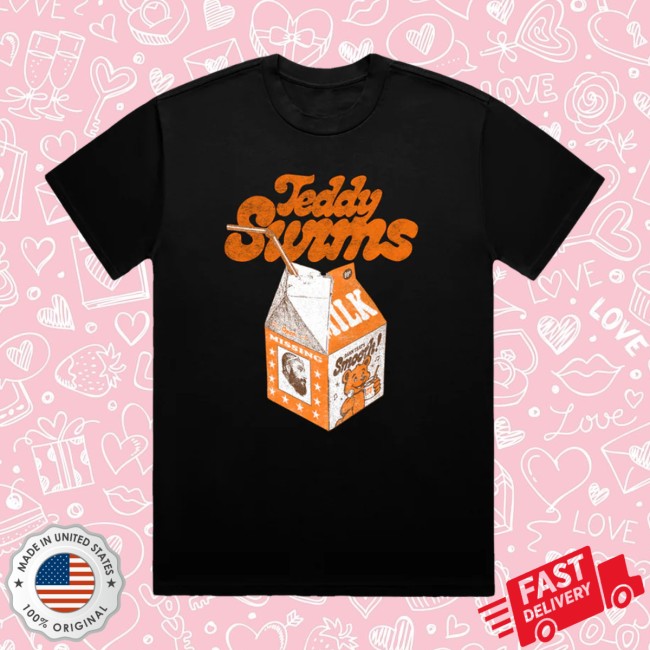Teddy Swims Store Merch Milk Carton Dateback Tee Teddy Swims Store Merch Milk Carton Dateback Tee