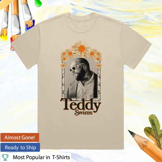 Teddy Swims Store Merch Daisy Photo Dateback Tee Teddy Swims Store Merch Daisy Photo Dateback Tee