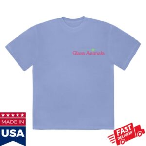 Glass Animals Store Merch Blue Heads North American Tour Of Earth 2025 Dateback T-Shirt