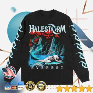 Halestorm Store Merch Distressed Everest Black Long Sleeve