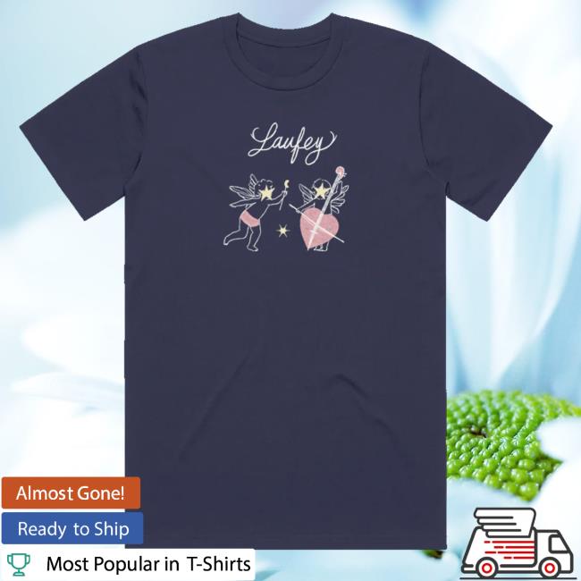 Laufey Store Merch Navy Cupid Tee Laufey Store Merch Navy Cupid Tee