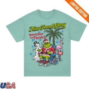 New Found Glory Stuff Merch Store Happy Holidays From Florida T-Shirt