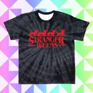 Bean Goods Store Merch Stranger Weens Unisex Tee The Upside Down Tie-Dye