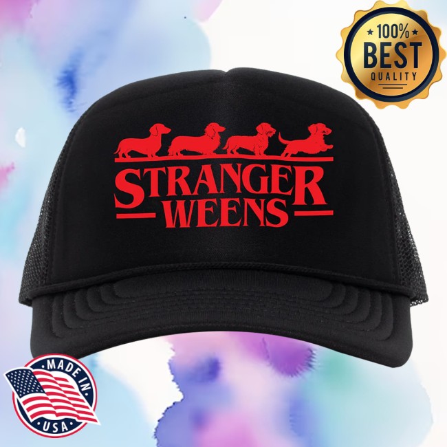 Bean Goods Store Merch Stranger Weens Black Trucker Hat Bean Goods Store Merch Stranger Weens Black Trucker Hat