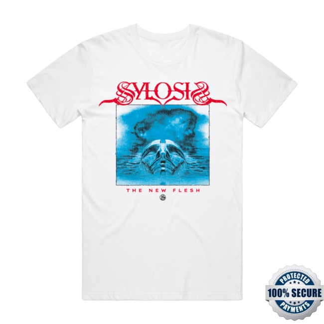 Sylosis Store Merch The New Flesh White T-Shirt Sylosis Store Merch The New Flesh White T-Shirt