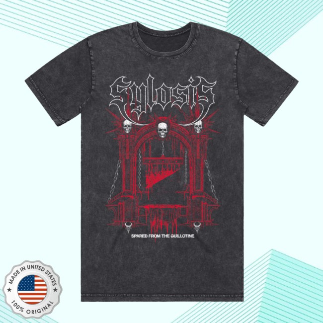 Sylosis Store Merch Guillotine Washed Black T-Shirt Sylosis Store Merch Guillotine Washed Black T-Shirt